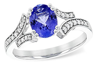 A245-06724: LDS RG 1.15 TANZANITE 1.30 TGW