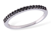 C239-62160: LDS WED RG .16 TW BLACK DIAS