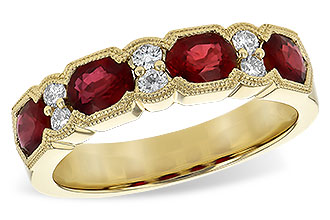 C245-02160: LDS WED RG 1.66 RUBY 1.84 TGW (5x4MM RUBY)