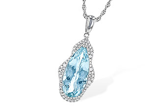 C245-05760: NECK 3.97 AQUAMARINE 4.20 TGW