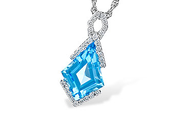 C327-74824: NECK 2.40 BLUE TOPAZ 2.53 TGW