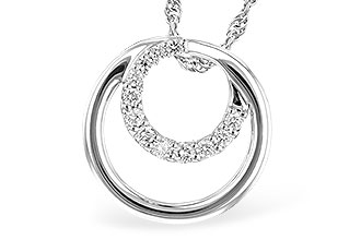 C327-79424: NECKLACE .15 TW