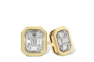 C328-71242: EARRINGS .13 BAG .16 TW