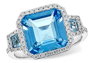 E245-07596: LDS RG 4.40 TW BLUE TOPAZ 4.60 TGW