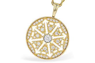 E328-63969: NECKLACE .38 TW