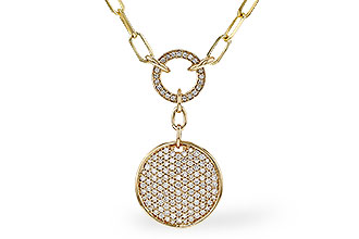 E329-56660: NECKLACE .92 TW (17")