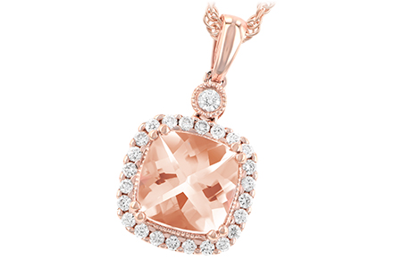 F241-38505: NECK 1.09 MORGANITE 1.26 TGW (7MM MORG)