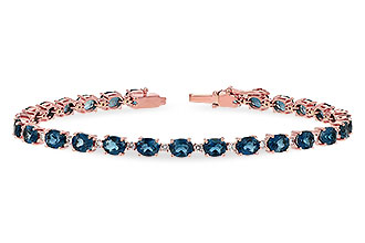 F244-11196: BRACELET 8.97 LONDON BLUE TPZ 9.55 TGW