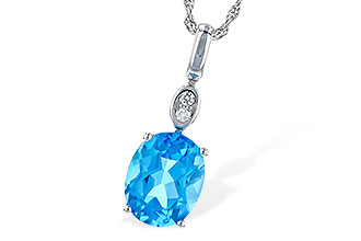 G245-07633: NECK 2.84 BLUE TOPAZ 2.87 TGW (10x8MM BT)