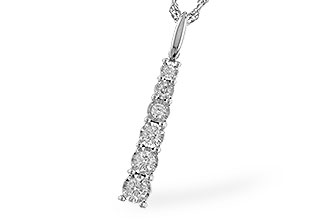 G328-72105: NECKLACE .25 TW