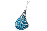 K242-32132: NECK 4.81 BLUE TOPAZ 4.94 TGW