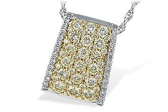 K244-11223: NECK .95 YELLOW DIAS 1.09 TW