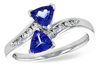 K245-00360: LDS RG .77 TW TANZANITE .90 TGW