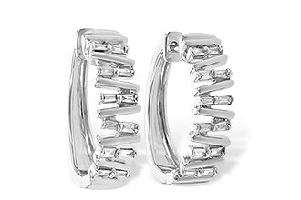 K245-04896: EARR .30 TW BAGUETTE DIAS