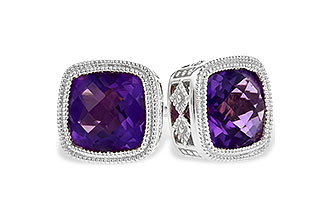 K327-73914: EARR 1.70 TW AMETHYST