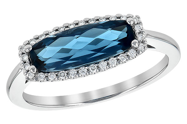 L245-04896: LDS RG 1.79 LONDON BLUE TOPAZ 1.90 TGW