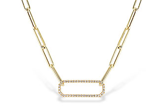 L328-63996: NECKLACE .50 TW (17 INCHES)