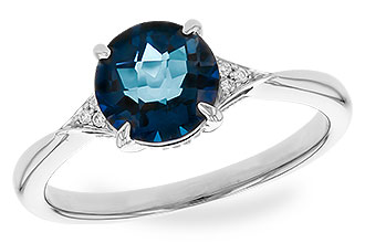 L328-68487: LDS RG 1.60 LONDON BLUE TOPAZ 1.62 TGW (7MM RD)