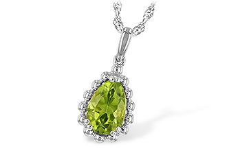 M244-13078: NECKLACE 1.30 CT PERIDOT