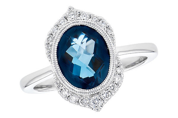 M327-80332: LDS RG 1.86 LONDON BLUE TOPAZ 2.00 TGW